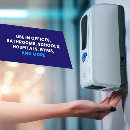 Rhinestone Automatic Soap & Gel Hand Sanitizer Wall Mounted Touchless Motion Sensor Dispenser RSGELDISP